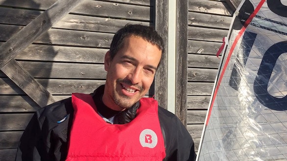 Luis Mata has discovered Sabre sailing after moving from Barcelona to Melbourne